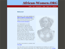 Tablet Screenshot of african-women.org